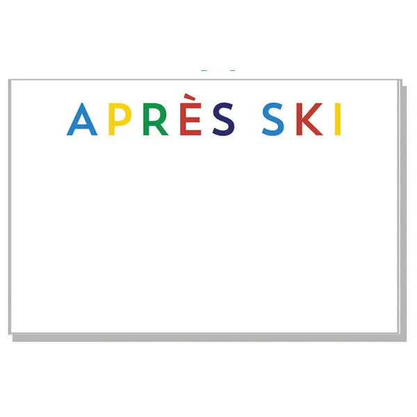 Apres Ski Slab Notepad (8.5x5.5)