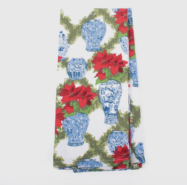 Poinsettias Towel Set (2)