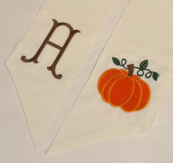 Pumpkin Wreath Sash