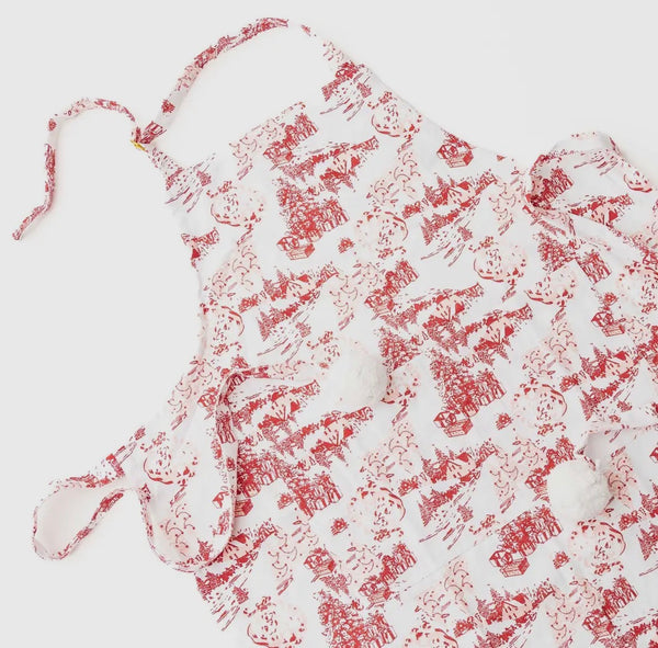 Adult Santa Toile Apron