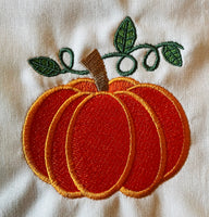 Pumpkin Wreath Sash