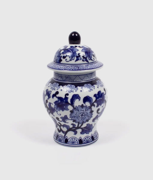 Small Chinoiserie Ginger Jar