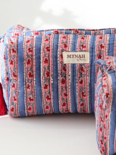 Nantucket Stripe Large Organizer Bag by Mynah