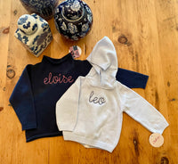 Scripty Name Hooded Sweater