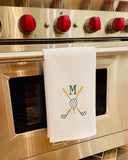 Golf Initial Kitchen Towel