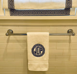 Greek Key Bathroom Hand Towel
